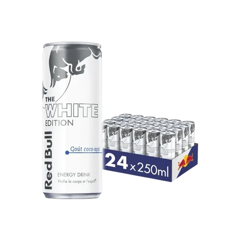 RED BULL boisson énergisante goût coco acai white edition pack 24x25cl