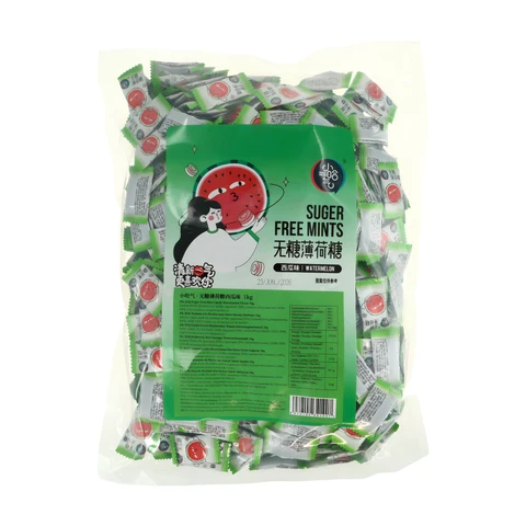 Xiao Ha Qi Zuckerfreie Minzbonbons Wassermelone 1kg