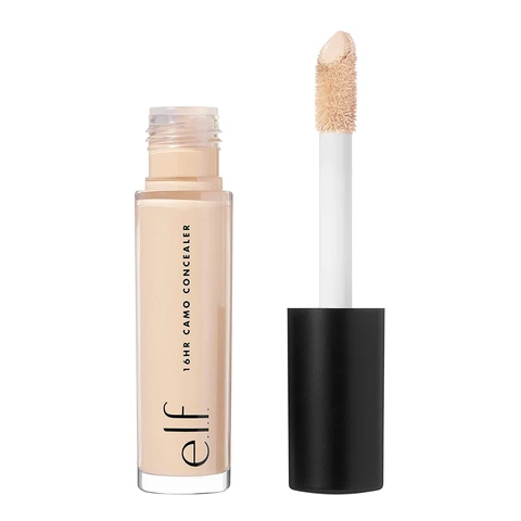 e.l.f. 16‑Stunden Camo Concealer, volle Deckkraft & hochpigmentiert, mattes Finish, Hellpfirsich, 0,203 flüssigunzen (6 mL)
