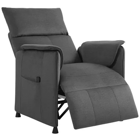 HOMCOM Power Recliner Chair, Electric Reclining Chair for Elderly with Remote Control and Pocket Springs Black