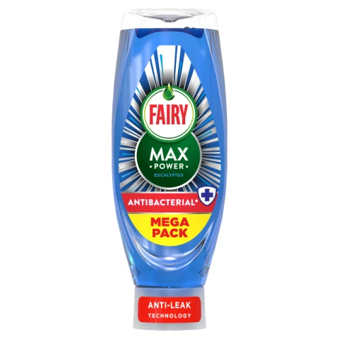 Fairy Max Power Washing Up Liquid Antibacterial 730ML