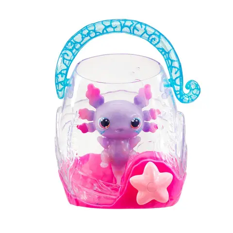 Animagic Let's Glo Axolotl Bubble Reef Plush Soft Toy