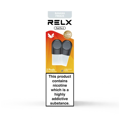 RELX Banana Freeze Pre-filled 2 Pods Pack 