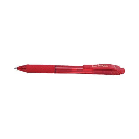 Pentel EnerGel X 0.7 Retractable Gel Pen Red Pack of 2