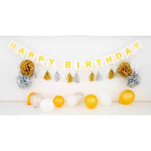 NUTMEG METALLIC PARTY DECORATIVE KIT