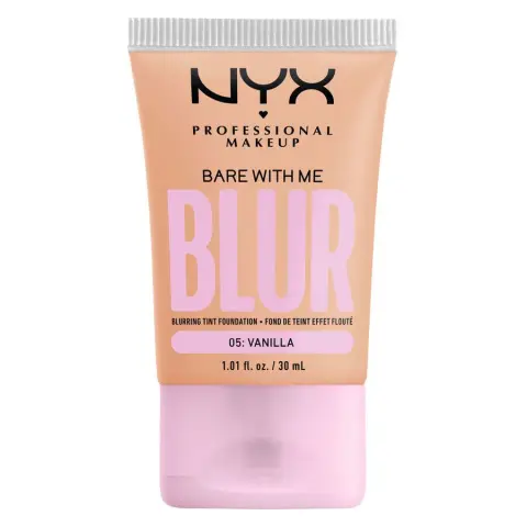 NYX Professional Makeup  Bare With Me Blur Tint Foundation 05 Vanilla Makeup