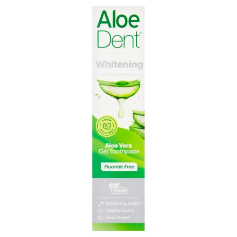 AloeDent Whitening Aloe Vera Fluoride Free Gel Toothpaste 100ml