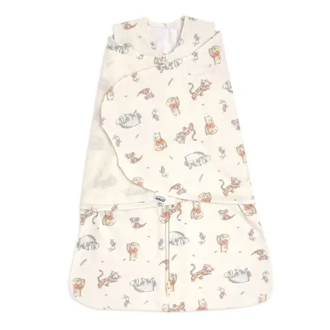 HALO® SleepSack® 100% Cotton Sleepsack Swaddle TOG 1.5 0-3 Months Winnie The Pooh Frolic
