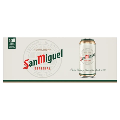 San Miguel 10 X 440ml (Abv 5%)