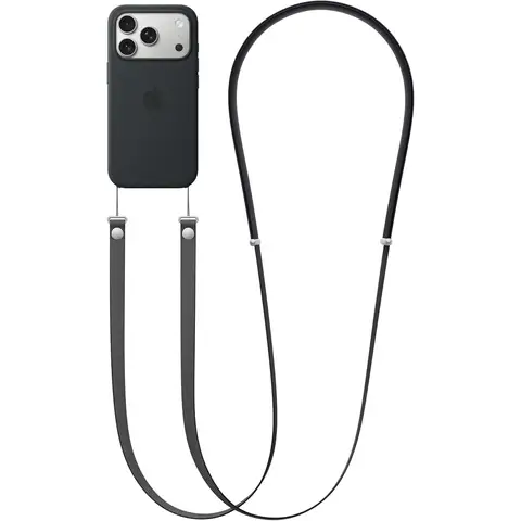 Apple - iPhone Crossbody Strap - Black
