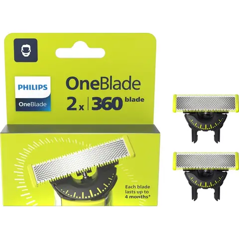 Philips OneBlade 360 Blade - Vervangmesjes - 2 stuks - QP420/50