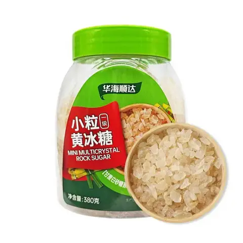Hua Hai Shun Da Small-Grain Yellow Rock Sugar 380g