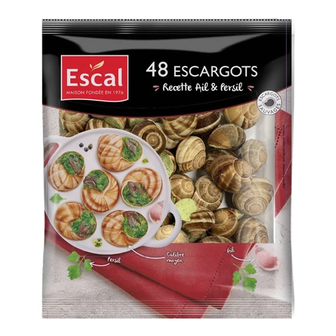 ESCAL 48 Medium Snails with Garlic and Parsley Recipe 269 g