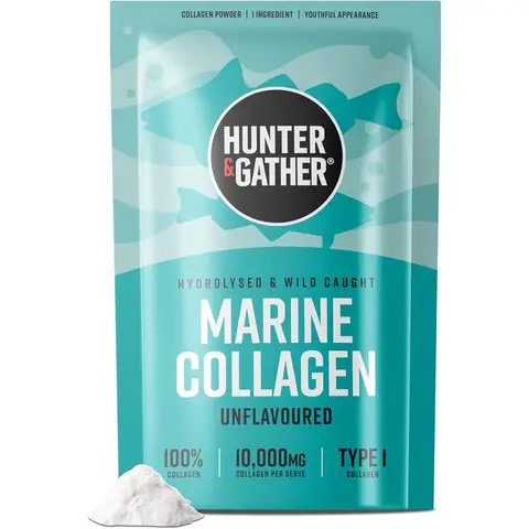 HUNTER & GATHER 100% Wild Caught Marine Collagen Beauty Support Powder - 300g