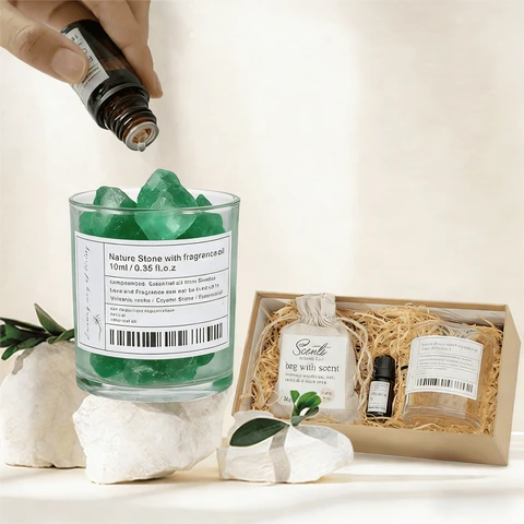 Zooly Crystal Diffuser Gift Set - Enchanted Wood Phantom (Green Crystal), 380G, 1 Set