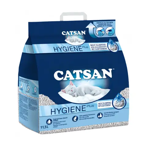 CATSAN Hygiene Plus - Kattenbakvulling - 11,5 L