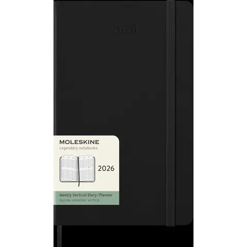 MOLESKINE Agenda 12M Semainier Vertical Grand Format
