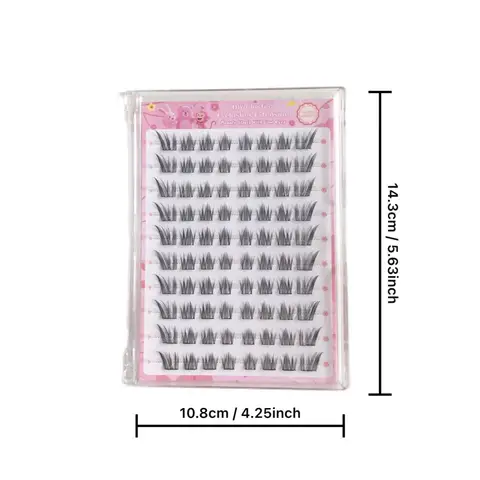 MeoMagic 10rows-120pcs Classic Eyelash Extensions(Requires Glue)-F17