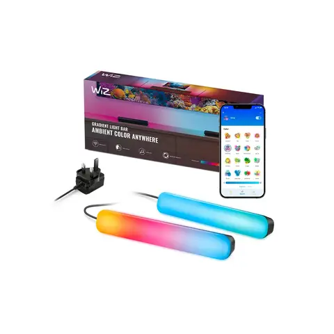 WIZ Smart Light Bars LED Black 30cm 2pcs