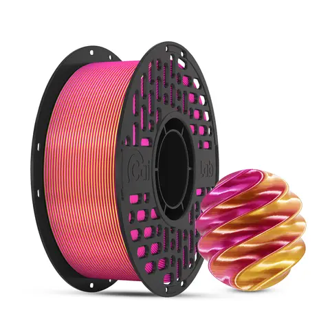 CAILAB 3D Printer Filament PLA Silk Dual Color - Magenta&Gold