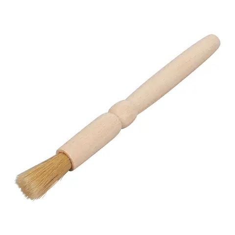 Tala Wooden Pastry Brush - Basting Cooking Brush - Ideal for Applying Oils, Glazes, Milk and Egg Yolk- 2cm x 2cm x 19cm