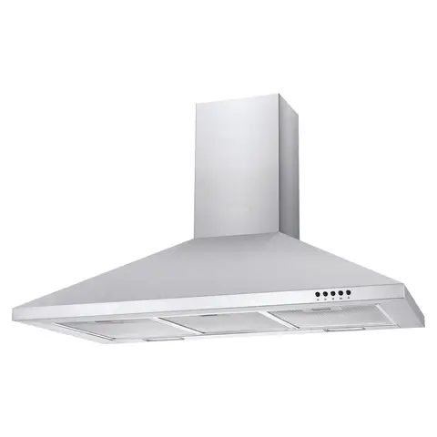 CANDY CCE90NX/1 90cm Chimney Cooker Hood, Stainless Steel, C Rated