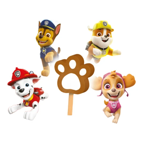 Pat' Patrouille Bâtonnets de glace vanille enrobage chocolat - 6 x 270 g