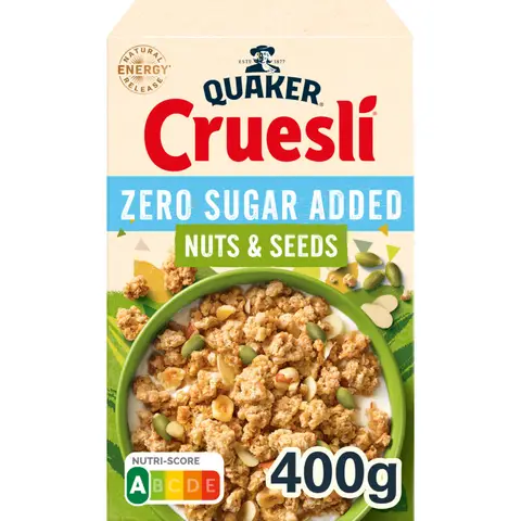 Quaker Zs Cruesli Noten & Zaden 400g