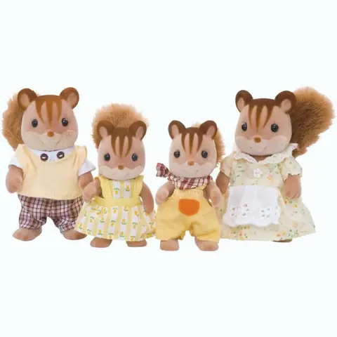 Sylvanian Families La famille Écureuil Roux