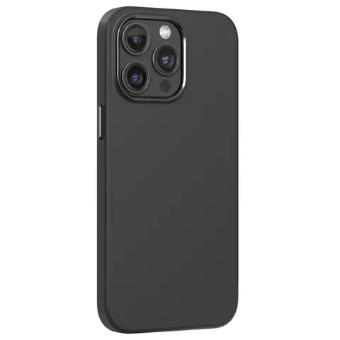 COMMA Nature Series Magnetic Silicone Phone Case - iPhone15 Pro - Black