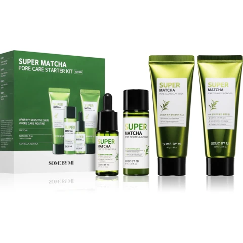 Some By Mi Super Matcha Pore Care Starter Kit Travelsized Gift Box