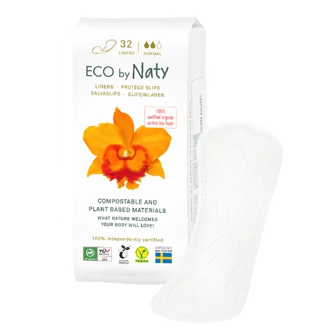 Eco by Naty Panty Liners Normal 32 Pads