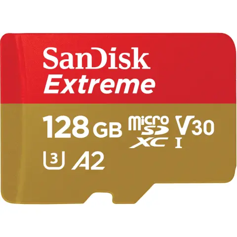 SanDisk Extreme microSDXC 128GB + SD Adapter
