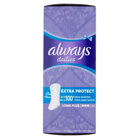 Always Daily Protect Extra Long Panty Liners 24 Liners