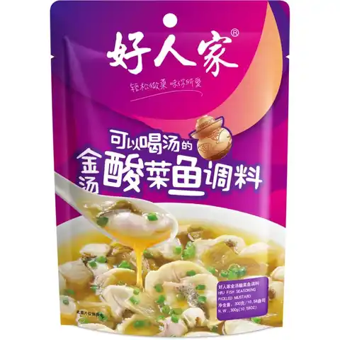 Hao Ren Jia Seasoning For Fish With Sour Cabbage  300g