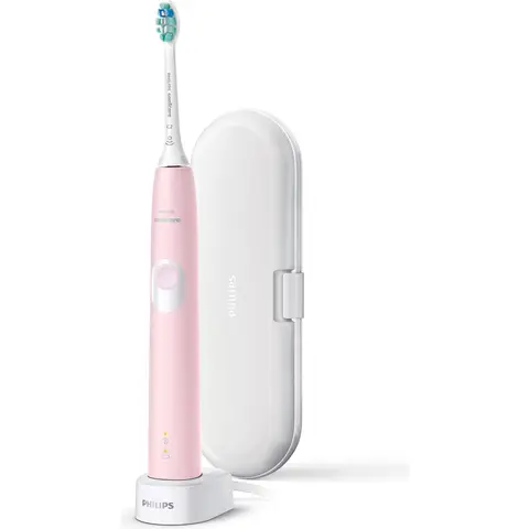Philips HX6806/03 Sonicare ProtectiveClean 4300 elektrische Zahnbürste Pastellrosa inkl. Reiseetui
