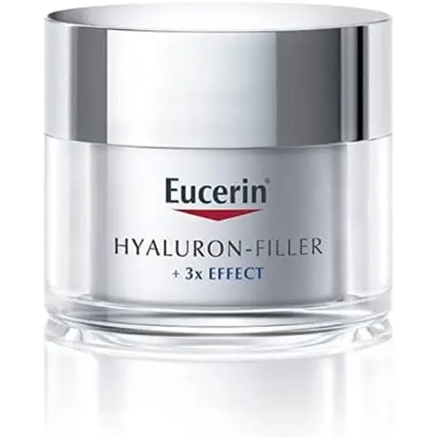 Eucerin Hyaluron-Filler+ 3x Effect Tagescreme LSF 15 für trockene Haut 50ml - 3er-Pack
