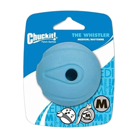CHUCKIT The Whistler Balle avec sifflet - Taille M