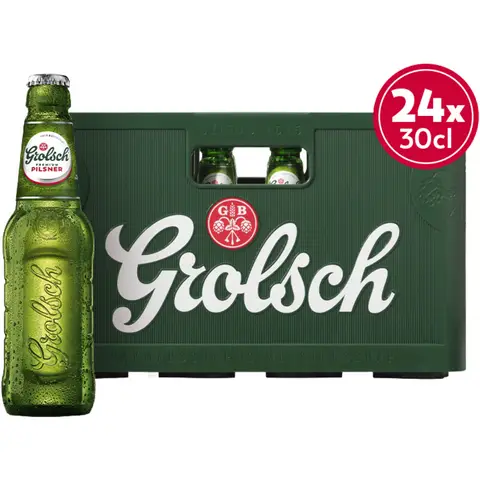 Grolsch Premium Pilsener Krat 24x300ml