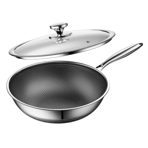 FD Hybrid Edelstahl Wokpfanne 30 cm