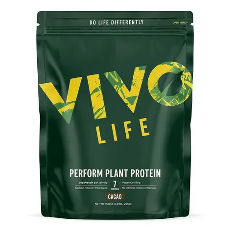 Vivo Life Perform Plant Protein Nutrition Powder Cacao - 226g