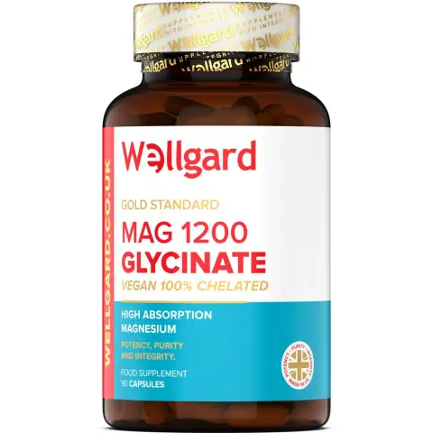 Wellgard Mag 1200 Bisglycinate - 90 Capsules