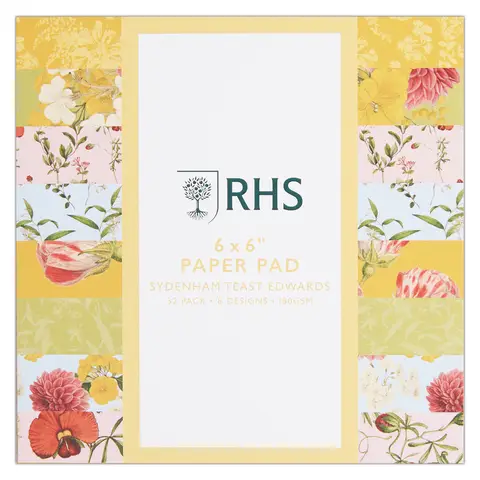 RHS Edwards Paper Pad 180gsm 6" x 6"