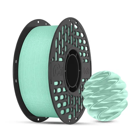CAILAB PLA Silk 3D Printer Filament, Single Color  - Robin`s Egg Blue