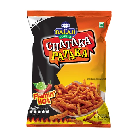 Balaji Chataka Pataka Flamin' Hot 65g