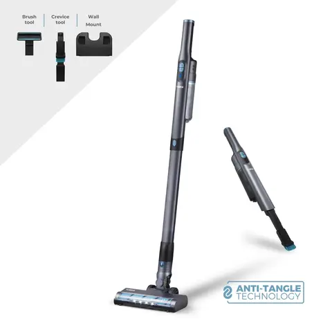 Tower VL60 NimbleVac Cordless Vacuum Cleaner, Brushless Motor, HEPA Filter, Anti-Tangle, 300ml Dust Tank, 300W, 14.8V - Black, T527101