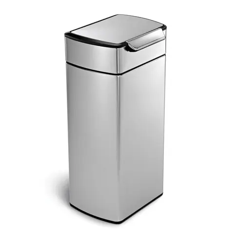 Simplehuman 30L Rectangular Touch Bar Bin, Brushed Stainless Steel