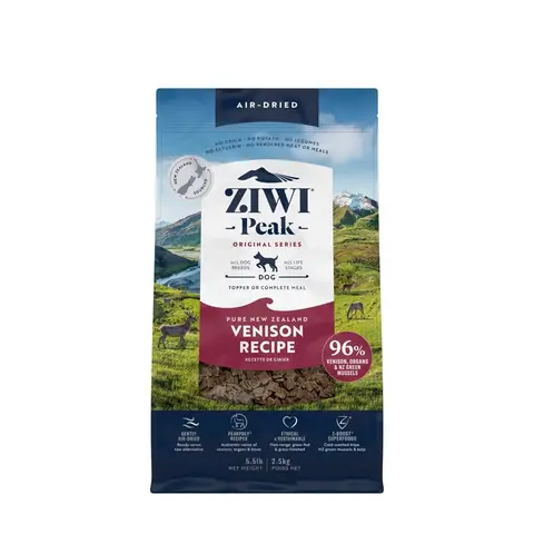 Ziwi Peak Dog Gently Air-Dried Venison 2.5 kg.