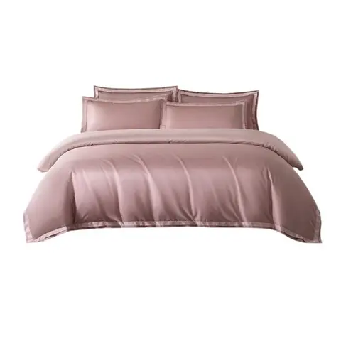 ochama x J.ZAO Bettwäsche-Set - 100er Langstapelige Baumwolle, 1.8m Bett, 220x240cm Bettdecke, Lila