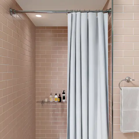 Croydex Shower Curtain Rod Extendable Chrome L:106-183cm